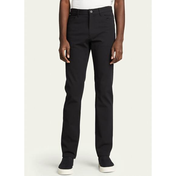 NWT Theory Men’s Black Slim Straight Pants 30 Barneys Tailored Button Fly